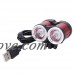 Neutral 2000 Lumen Flashlight  3 Modes Bike Light CREE XM-L T6 LED USB HeadLamp Cycling Bicycle Light Waterproof HeadLight（no built-in battery） - B06XR5Z8KN